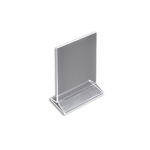 5.5"W x 8.5"H Top-Load Two Sided Sign Holder, PK10